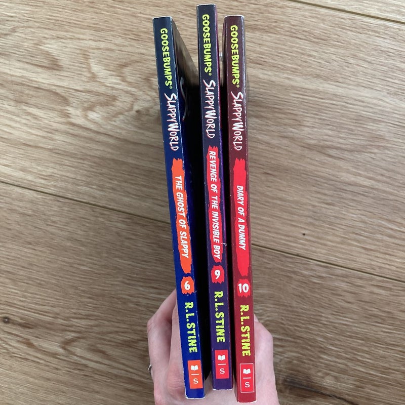 Bundle of (3) Slappy World Goosebumps Books