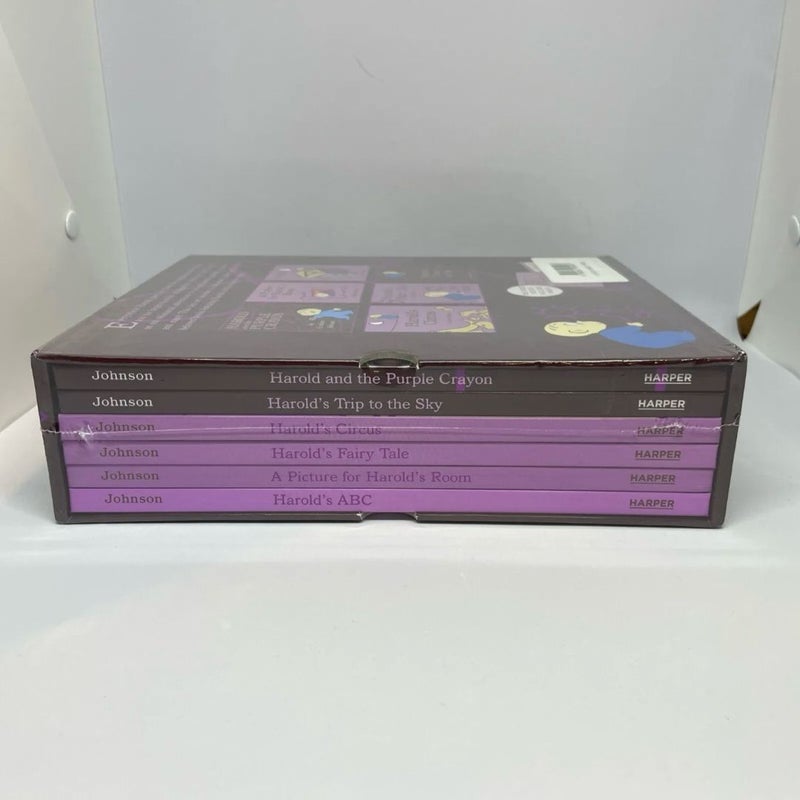 Harold's Purple Crayon Adventures: A Box Of Classic Stories - 6 Book Box Set