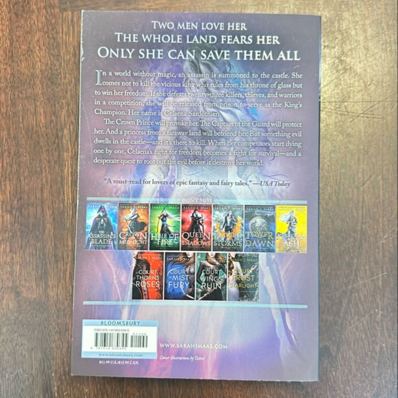 OUT OF PRINT COVER Throne of Glass