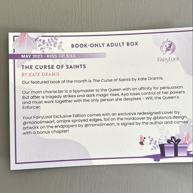 The Curse of Saints Fairyloot Edition 