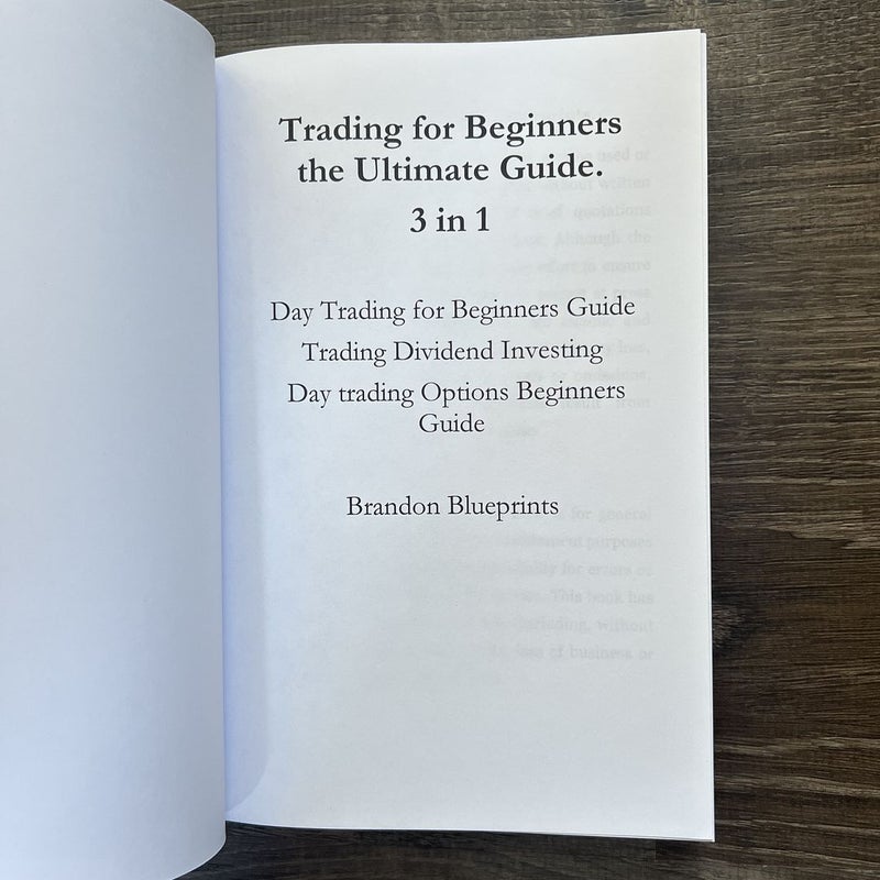 Trading For Beginners The Ultimate Guide 3 in 1
