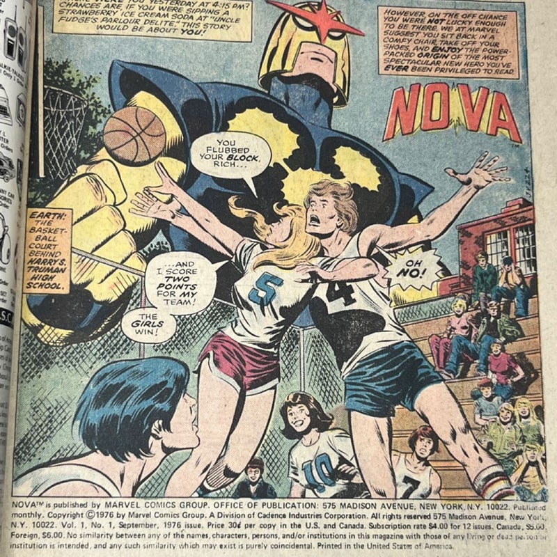 The Man Called Nova #1 (1976) – Marvel Comics – First Appearance of Nova (Richard Rider)