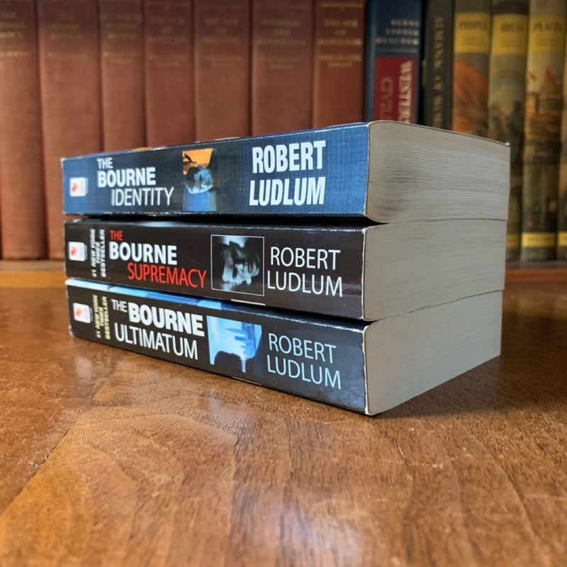 Jason Bourne Trilogy Books 1-3: The Bourne Identity, The Bourne Supremecy, The Bourne Ultimatum