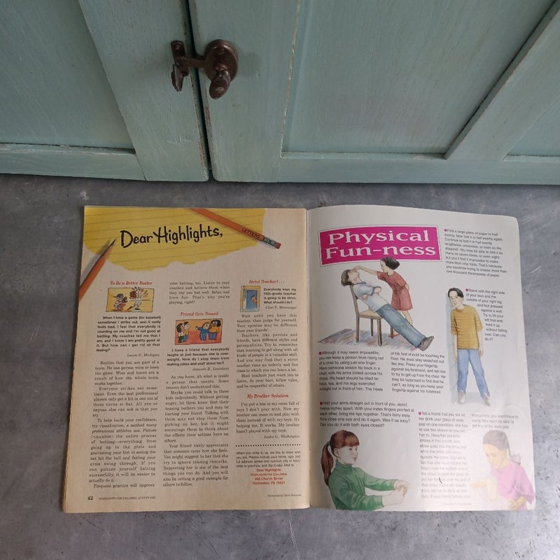 Highlights For Children - August 1995, Volume 50 Number 8 