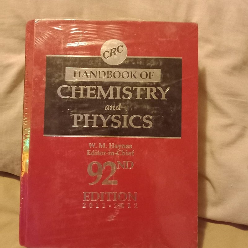 CRC handbook of chemistry and physics. 92nd edition