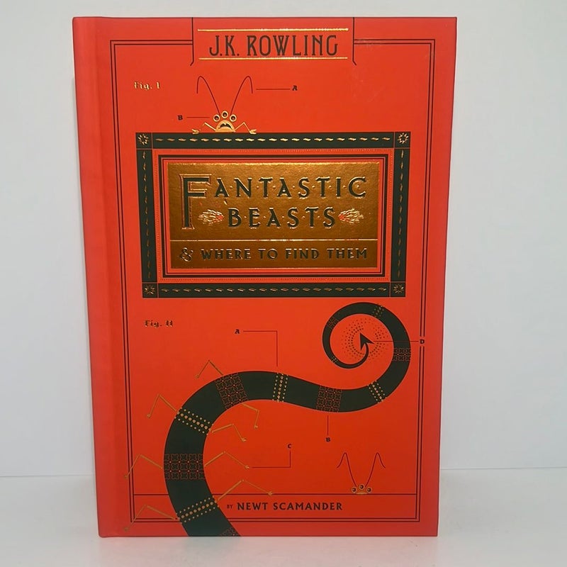 (Hogwarts Library Book #1): Fantastic Beasts and Where to Find Them (1st Printing 2017)