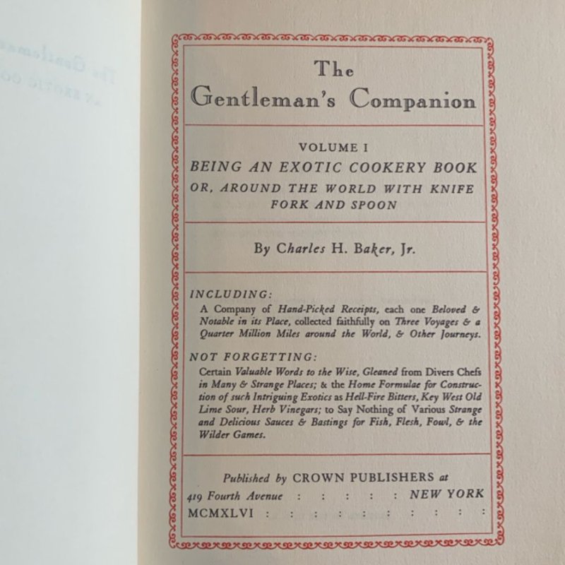 The Gentleman’s Companion