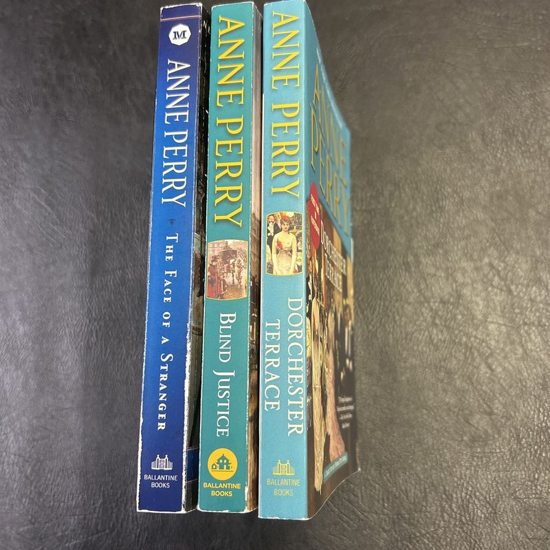 Anne Perry 3 paperback bundle