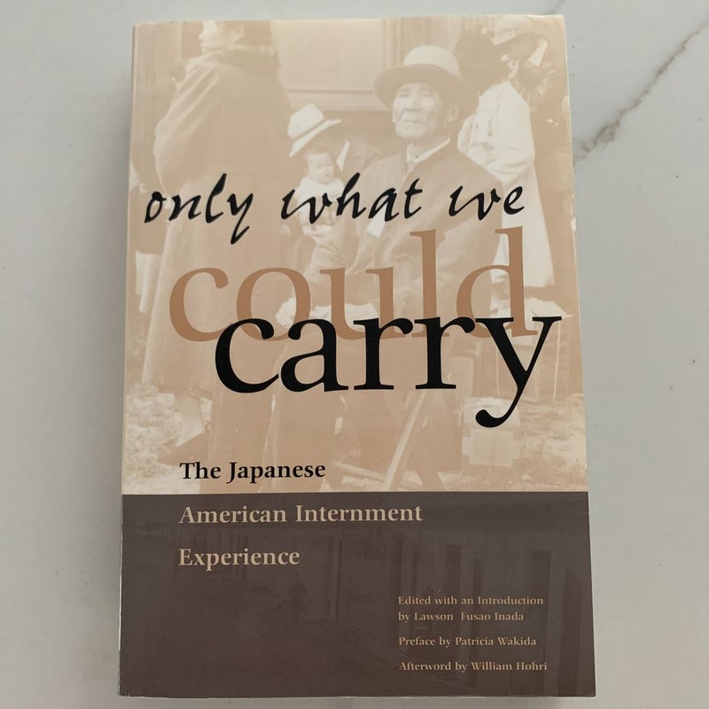 Only What We Could Carry