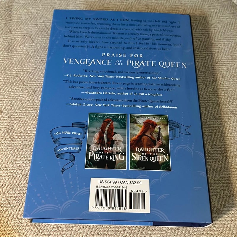 Vengeance of pirate queen - signed copied