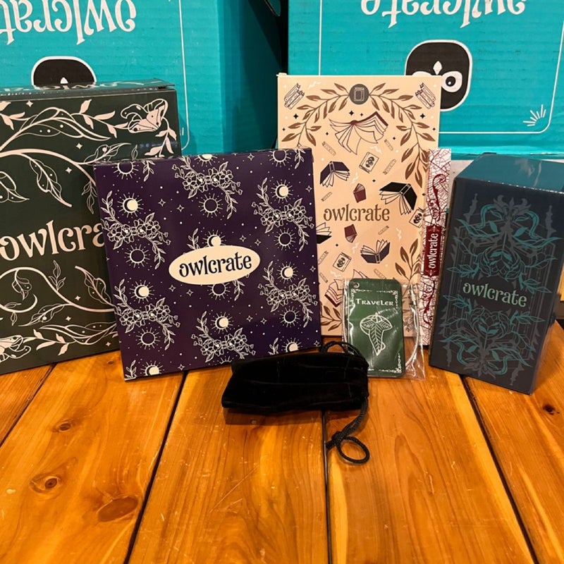 Owlcrate April and May 2024 Box goodies