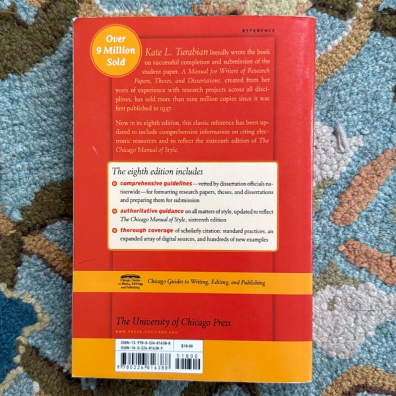 A Manual for Writers of Research Papers, Theses, and Dissertations, Eighth Edition