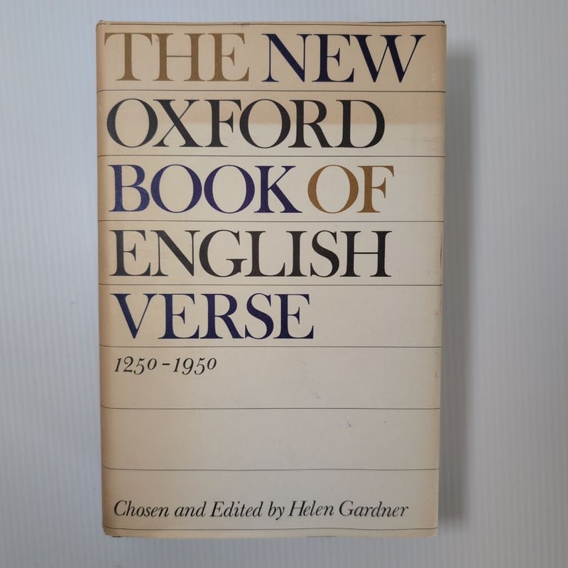 The New Oxford Book of English Verse, 1250-1950