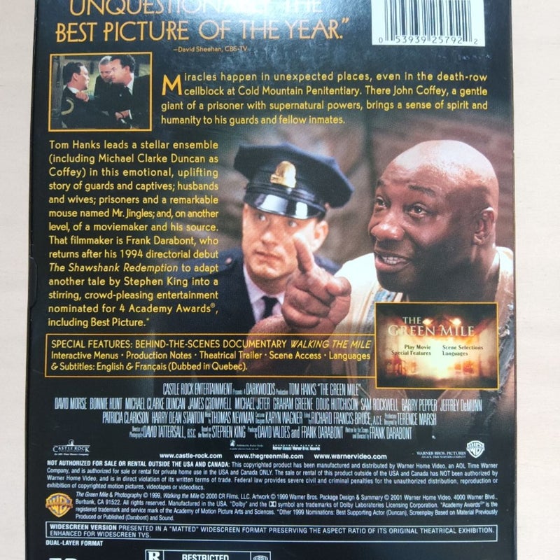 The Green Mile DVD