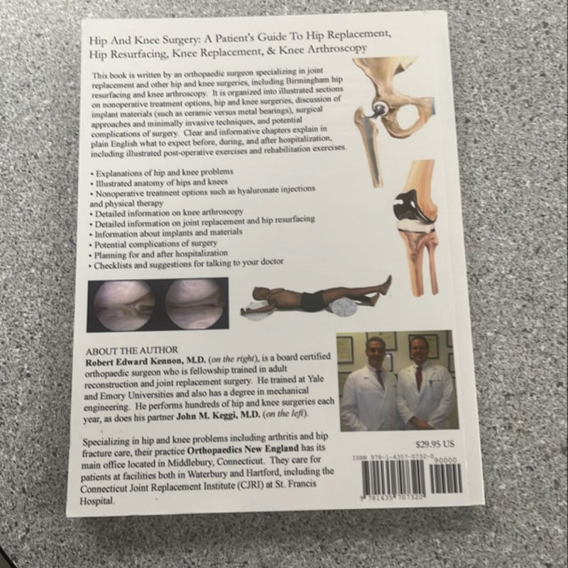 Hip and Knee Surgery: A Patient's Guide to Hip Replacement, Hip ...