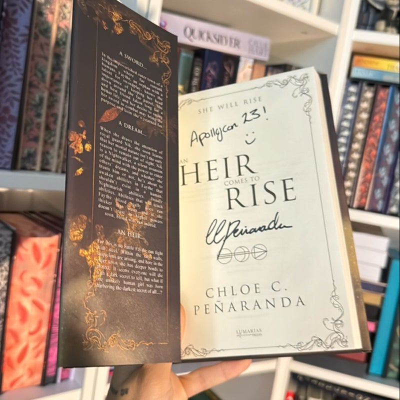 SIGNED An Heir Comes To Rise 