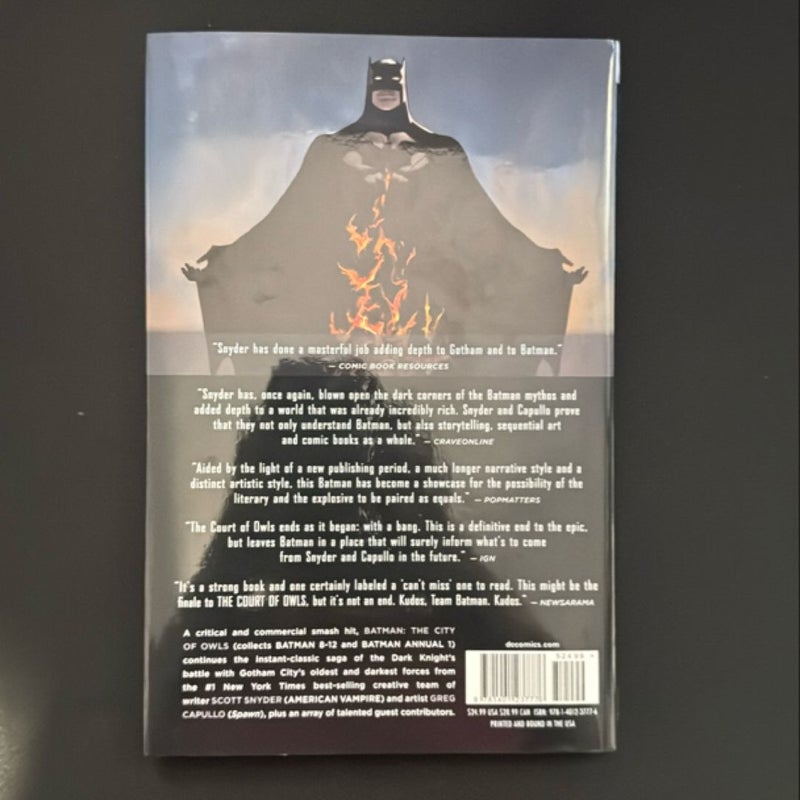 Batman Vol. 2: the City of Owls (the New 52)