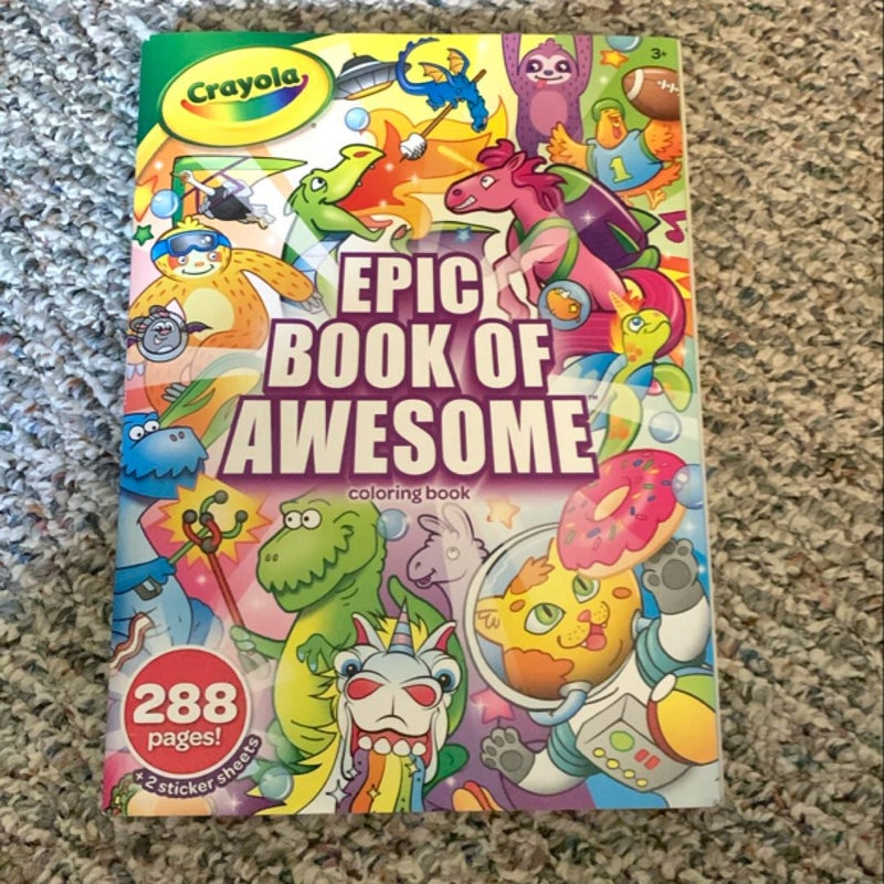 Crayons Epic Book of Awesom