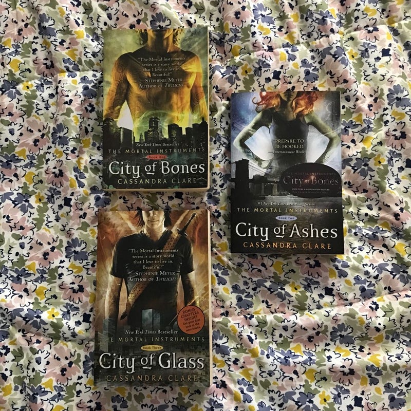 Mortal Instuments 3-Book Collection (City of Bones, City of Ashes, & City of Glass)