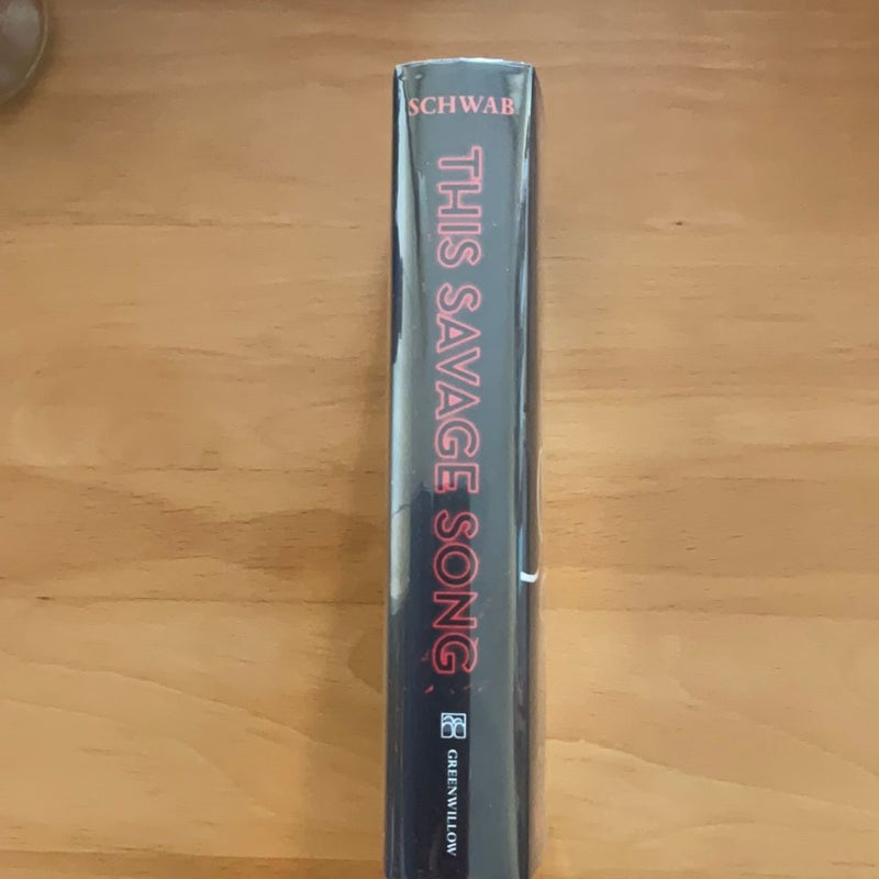 This Savage Song (Uppercase signed first edition)