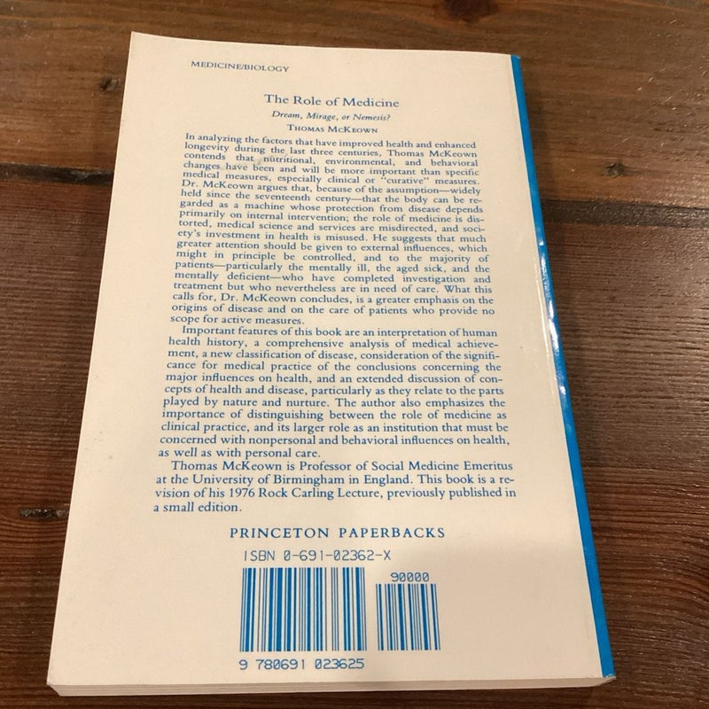 The Role of Medicine