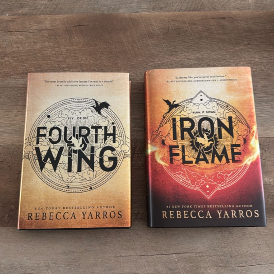 Fourth Wing & Iron Flame - First Editions