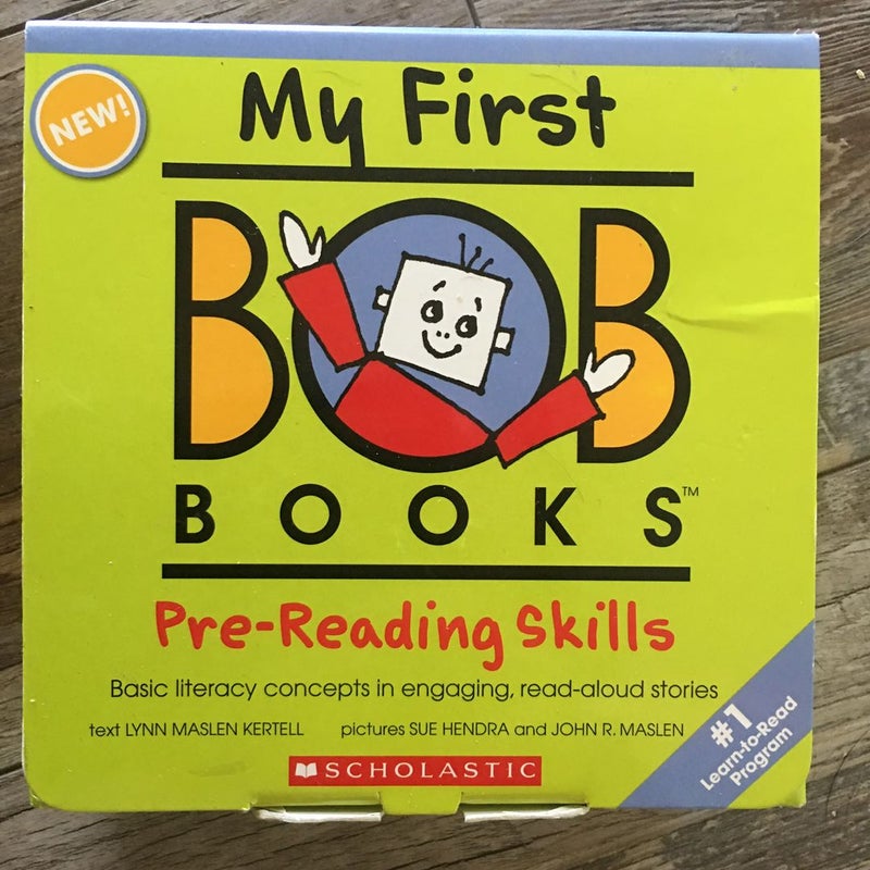 My First Bob Books - Pre-Reading Skills Box Set | Phonics, Ages 3 and up, Pre-K (Reading Readiness)