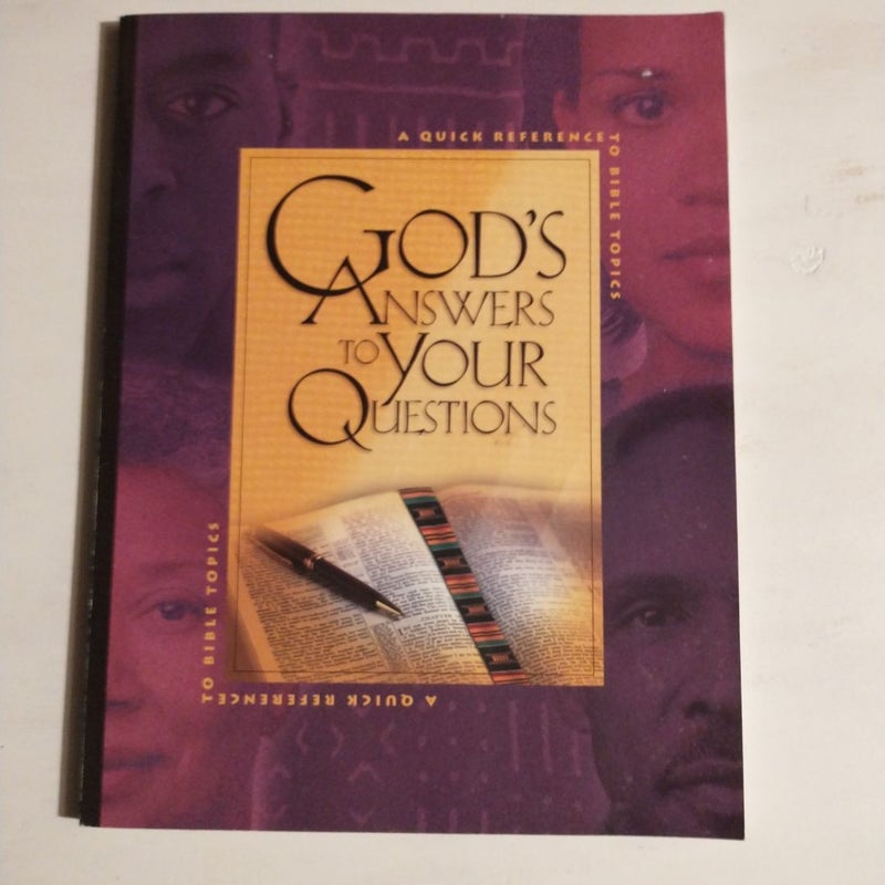 God's Answers to Your Questions