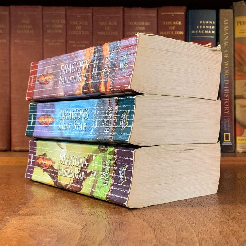 DragonLance War of Souls Trilogy: Dragons of the Fallen Sun, Dragons of a Lost Star, Dragons of a Vanished Moon