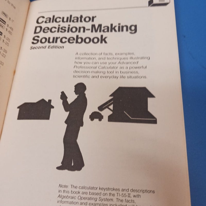 Calculator Decision - Making Sourcebook