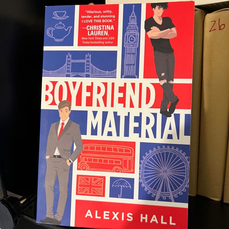 Boyfriend Material by Alexis Hall, Paperback