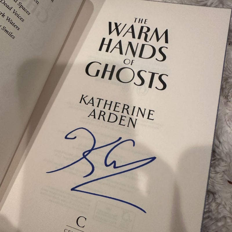 The Warm Hands of Ghost waterstones signed exclusive 