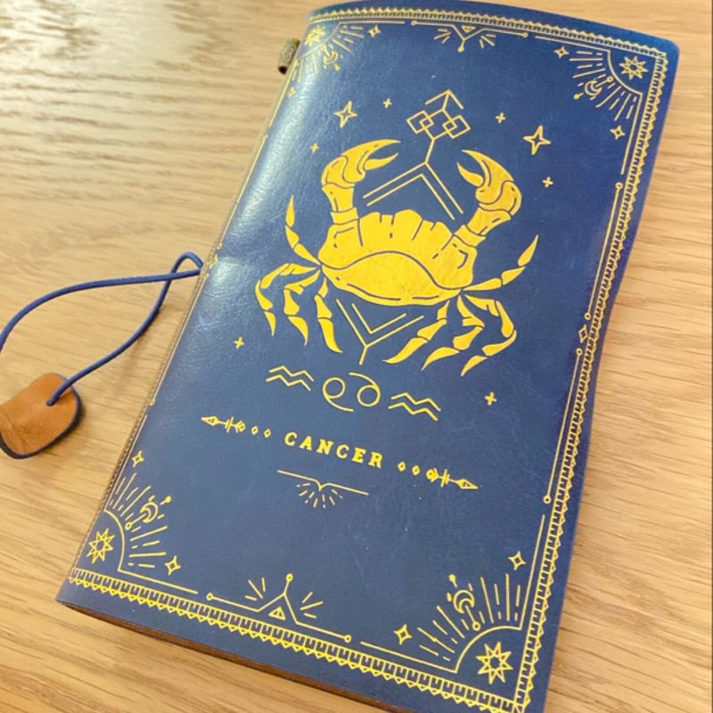 Astrology themed journal (Cancer)