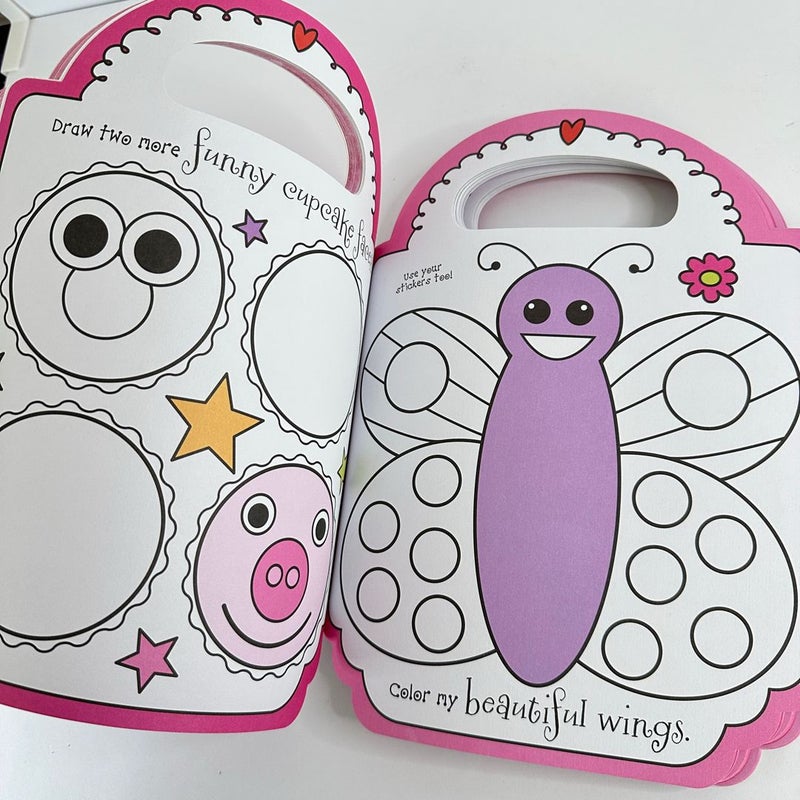 My Pretty Pink Sticker and Doodling Purse