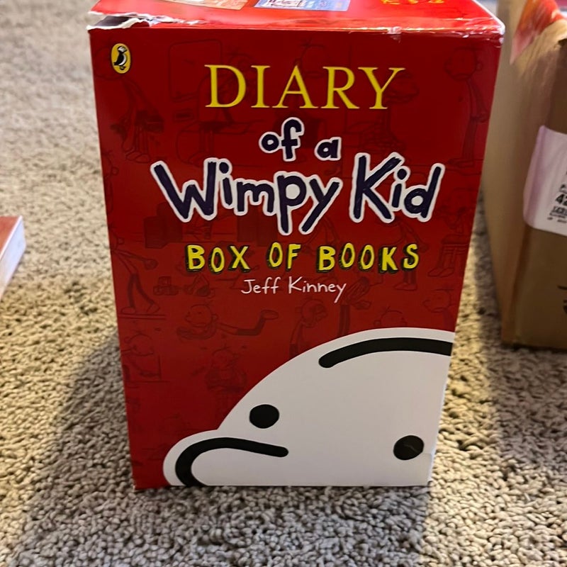 Diary of a Wimpy Kid Box of Books by Jeff Kinney