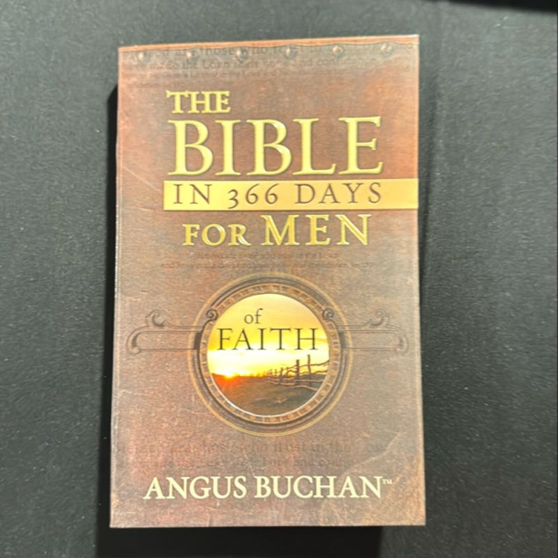 The Bible in 366 Days for Men of Faith