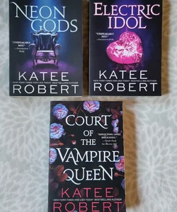 Katee Robert Book Lot Romance Fantasy Neon Gods Electric Idol Vampire Queen