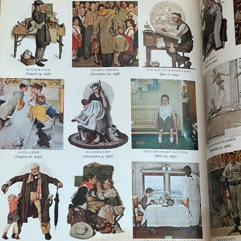 Vintage 102 Favorite Paintings by Norman Rockwell Book