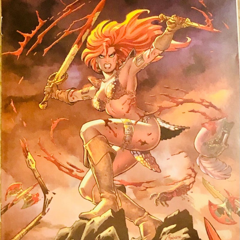 Red Sonja Dynamite #01 The Wardlord #65 & #68 DC Comics RETRO book vintage LOT