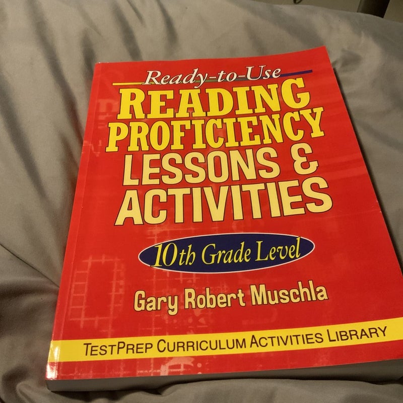 Ready-To-Use Reading Proficiency Lessons and Activities