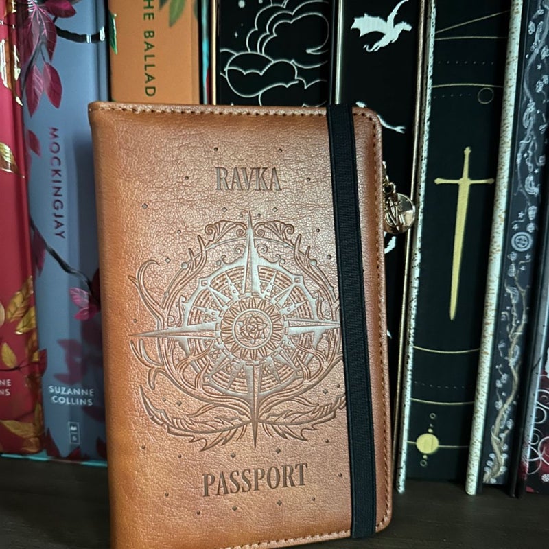 OwlCrate Grishaverse Shadow and Bone Ravkan Passport Wallet