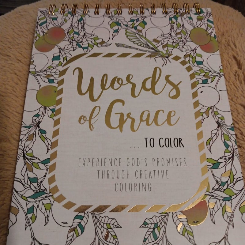 Coloring Spiral Words of Grace