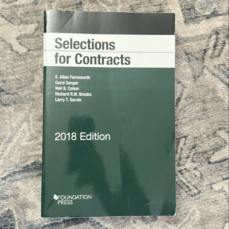 Selections for Contracts, 2018 Edition