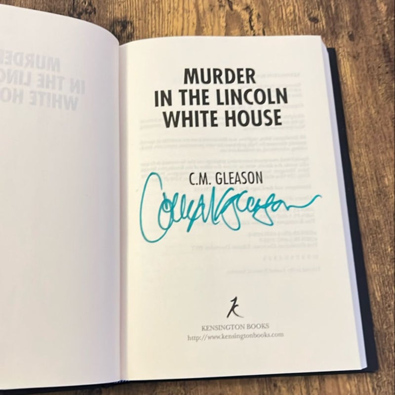 Murder in the Lincoln White House - signed edition