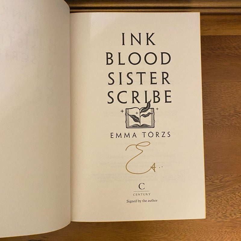 Waterstones Ink Blood Sister Scribe