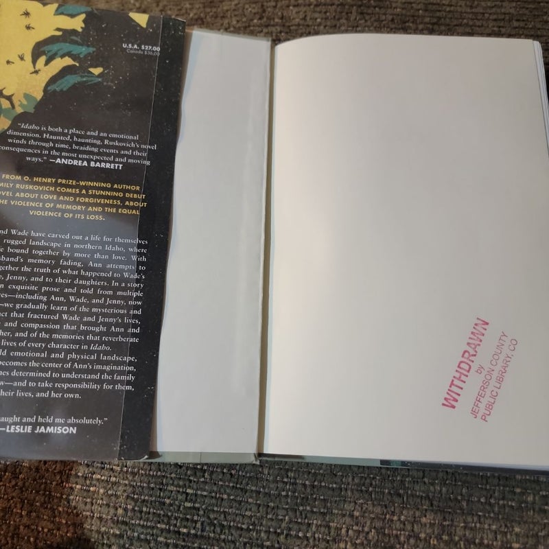 Idaho (2017 First Edition) (Library copy)