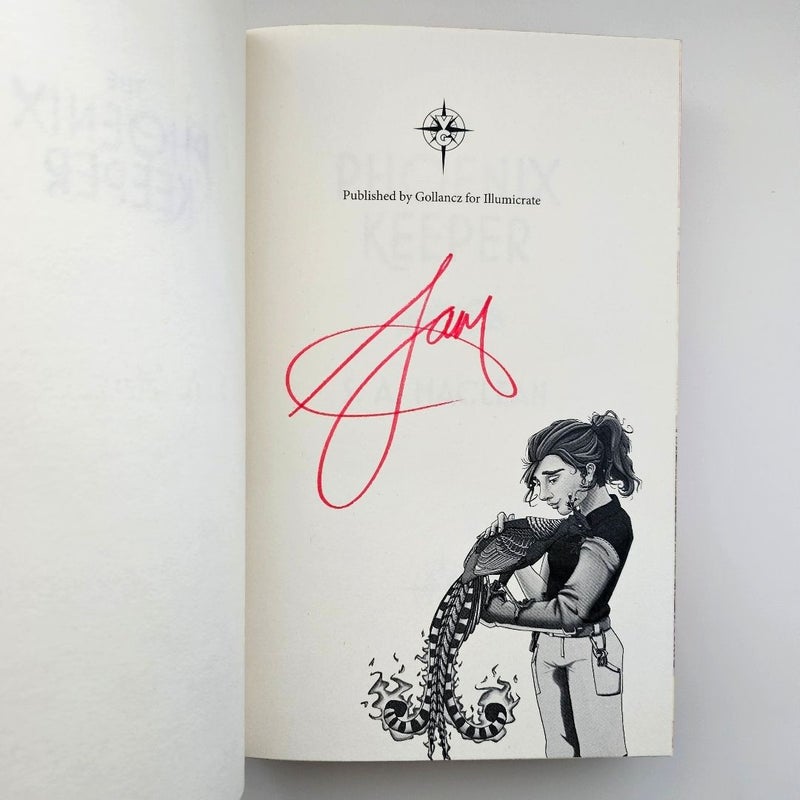 NEW Illumicrate The Phoenix Keeper SIGNED by S.A. Maclean Special Edition