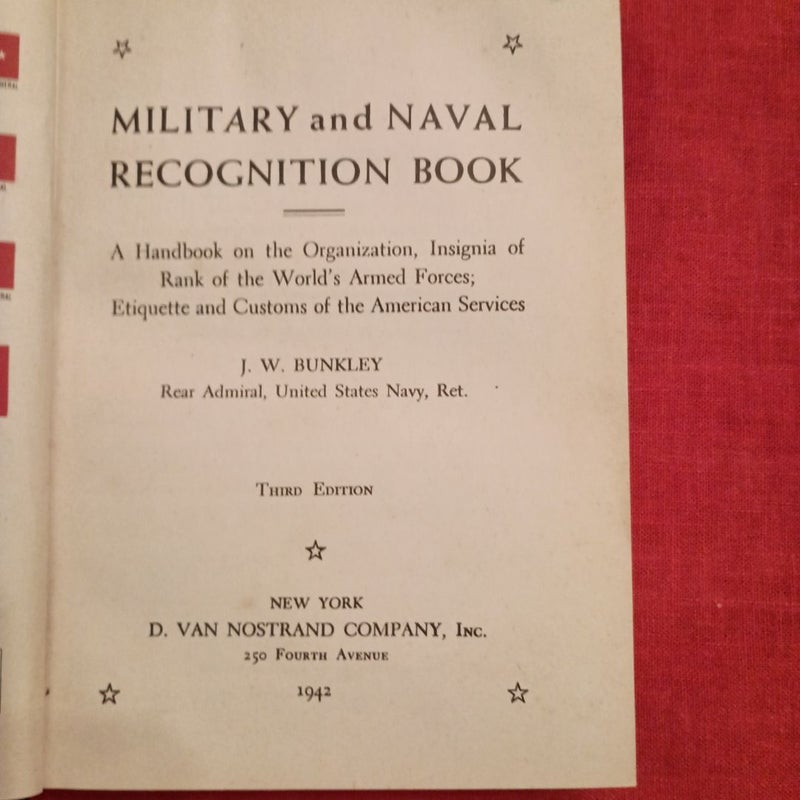 Military and Naval Recognition Book