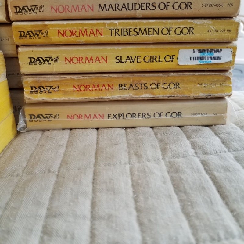 First 25 original Gor books,  paperbacks