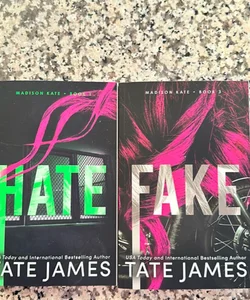 Hate & Fake (1 and 3 not diamond spine) 